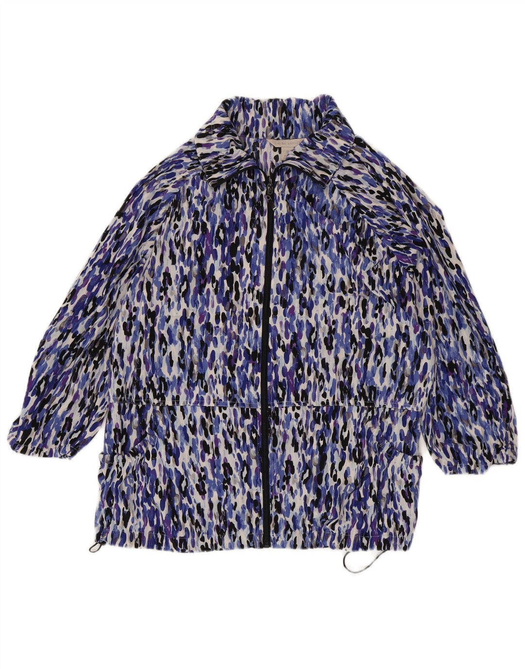 Jachetă de vânt pentru femei LAURA ASHLEY UK 18 XL cu imprimeu animal multicolor