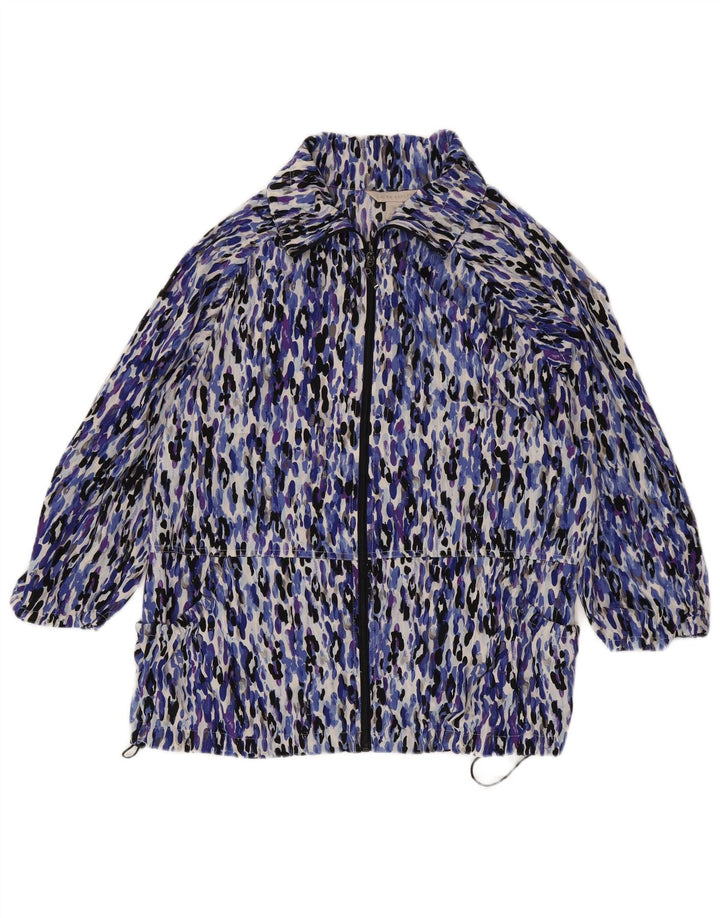 Jachetă de vânt pentru femei LAURA ASHLEY UK 18 XL cu imprimeu animal multicolor