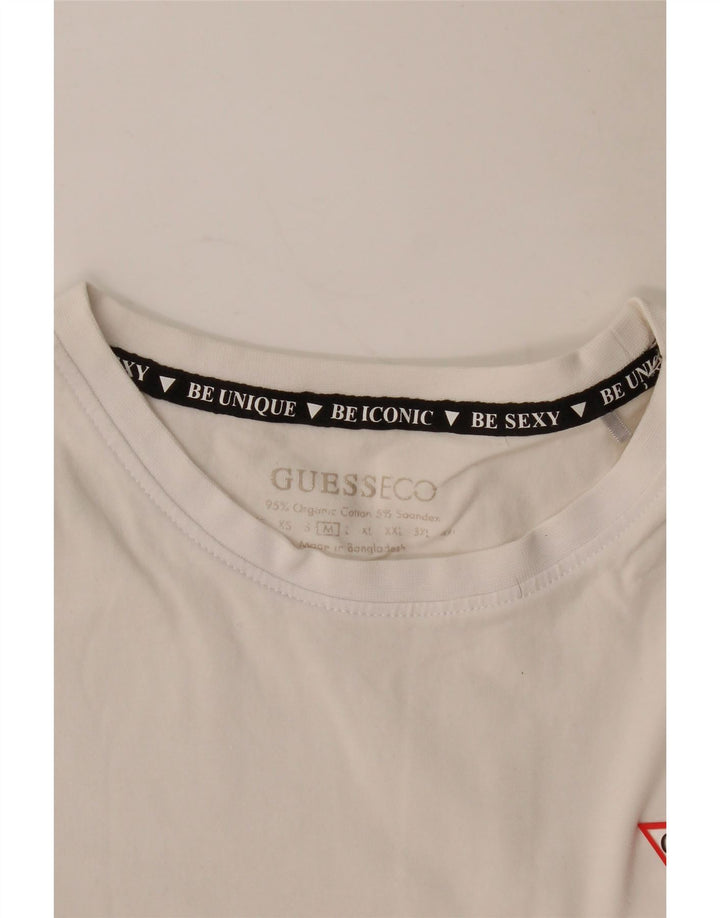 Tricou pentru femei Guess Top UK 12 Medium White