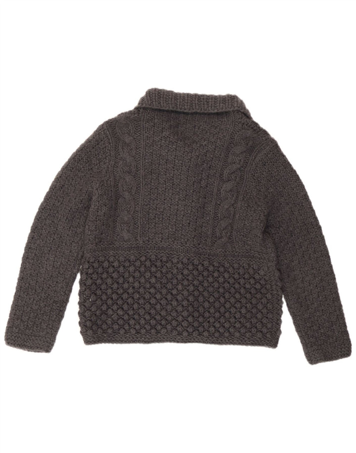Pulover cardigan pentru femei Marks & Spencer UK 14 Medium Gri Acrilic