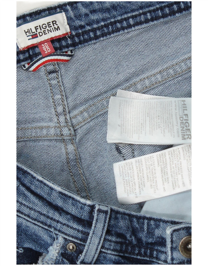 Blugi slim pentru femei Tommy Hilfiger W30 L25 bumbac albastru