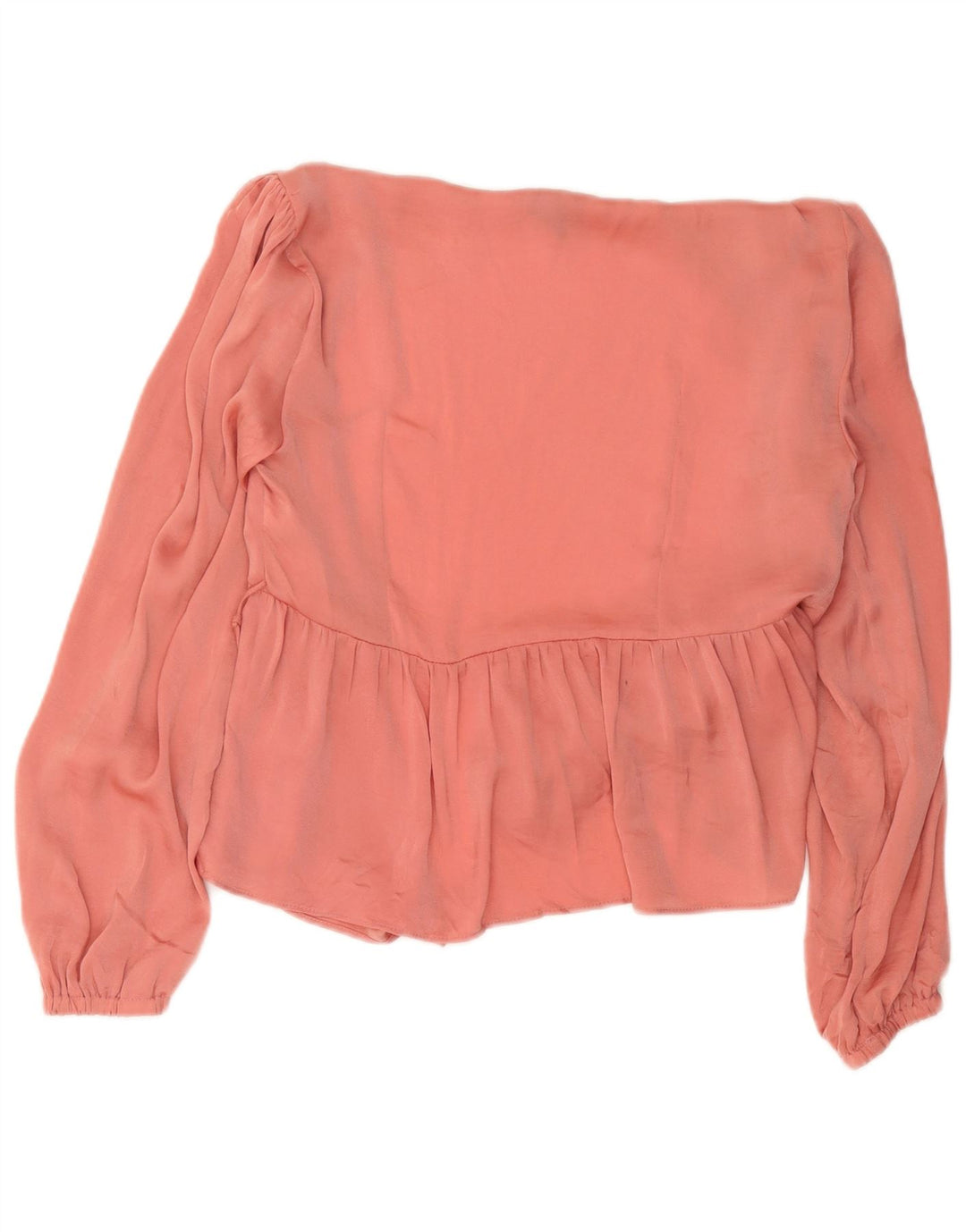 Bluză pentru femei Topshop cămașă Wrap UK 12 Poliester roz mediu