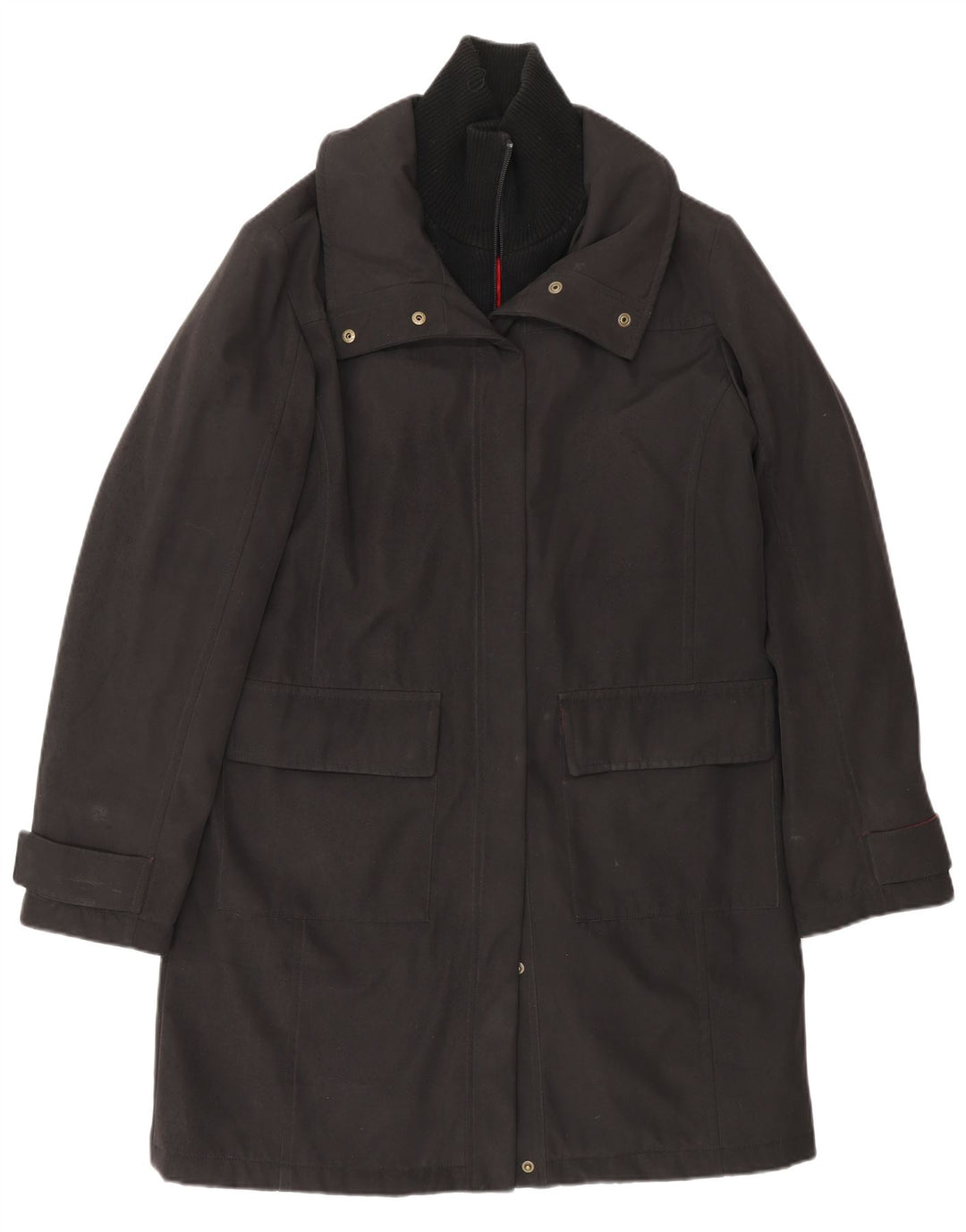 TOMMY HILFIGER Jachetă de vânt pentru femei UK 16 Poliester negru mare