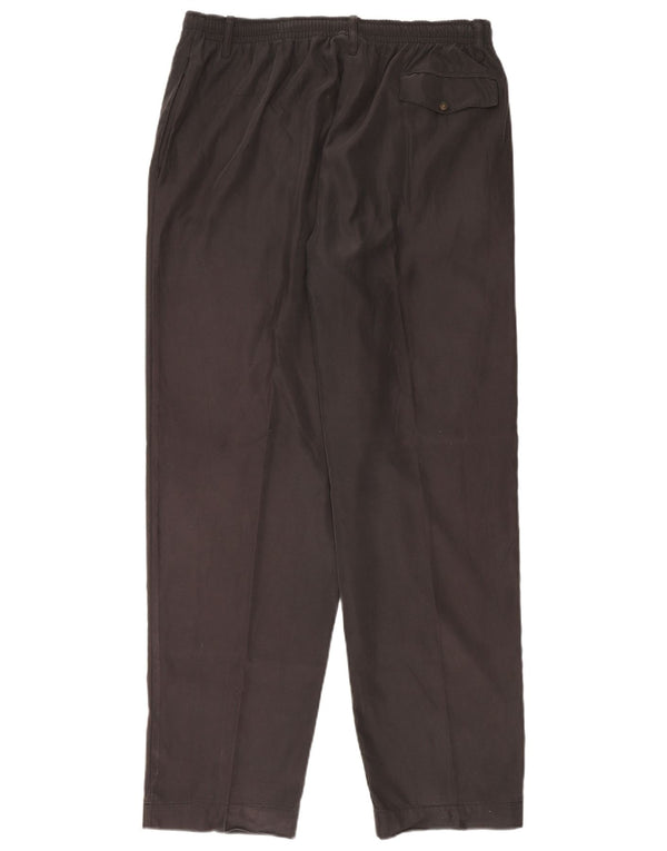 AUSTRALIAN L'ALPINA Pantaloni chino drepți pentru bărbați IT 56 3XL W40 L32 Negru