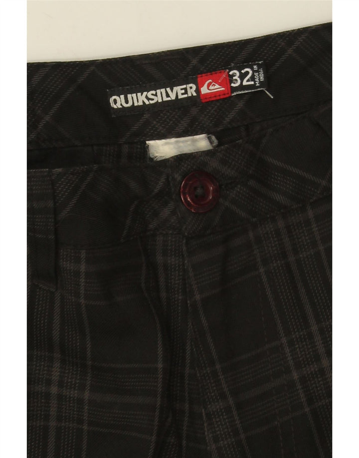Pantaloni scurți chino pentru bărbați Quiksilver W32 Medium Black Check