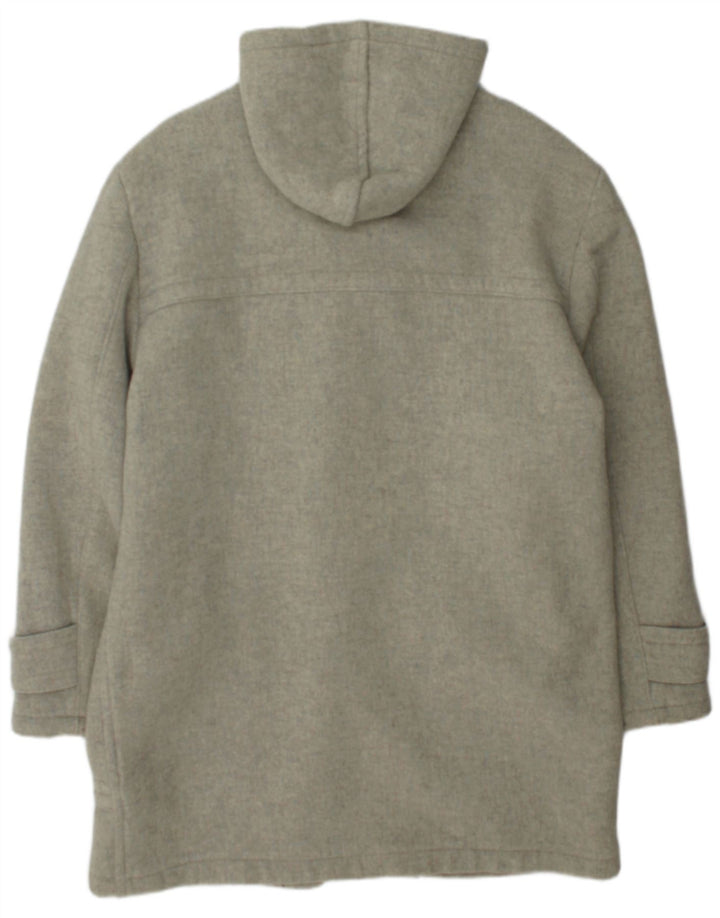 Zip pentru bărbați cu glugă Duffle Coat UK 42 XL Kaki Lână