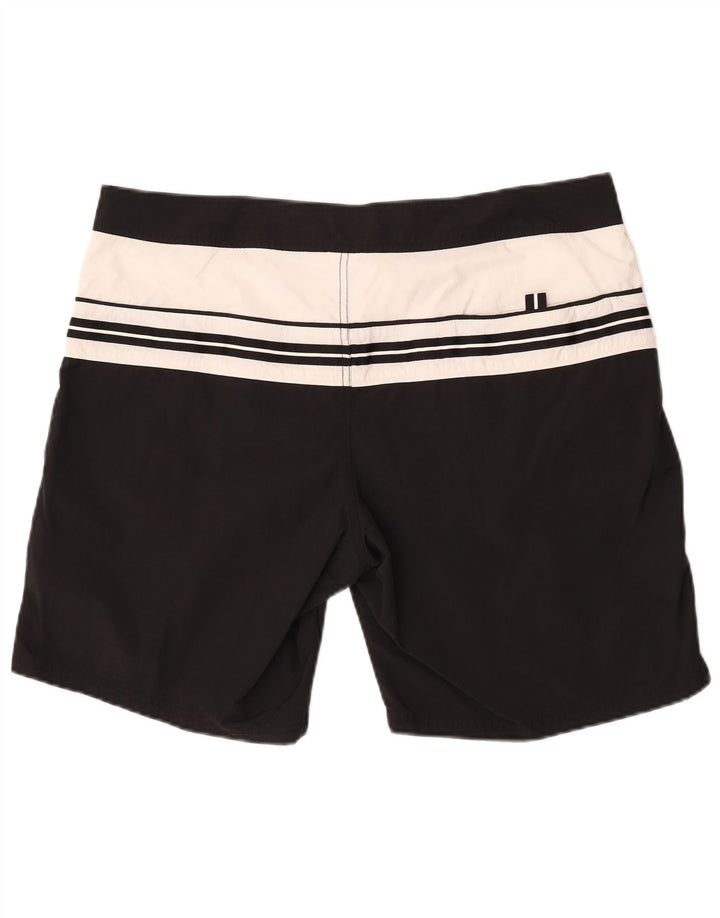 Pantaloni scurți de înot cu grafic pentru bărbați Coast XL, negru, poliamidă, plajă