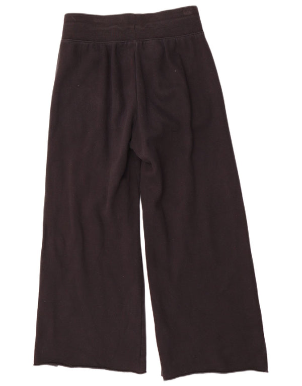 Pantaloni de trening Nike pentru femei cu picioare largi UK 10 Bumbac negru mic