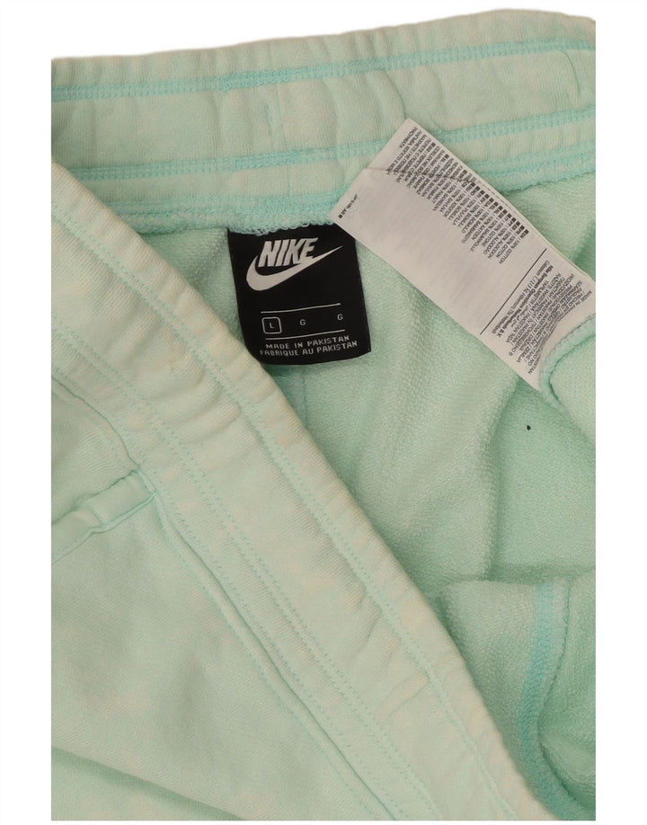 Pantaloni scurți sport Nike pentru bărbați, mari, verde, bumbac