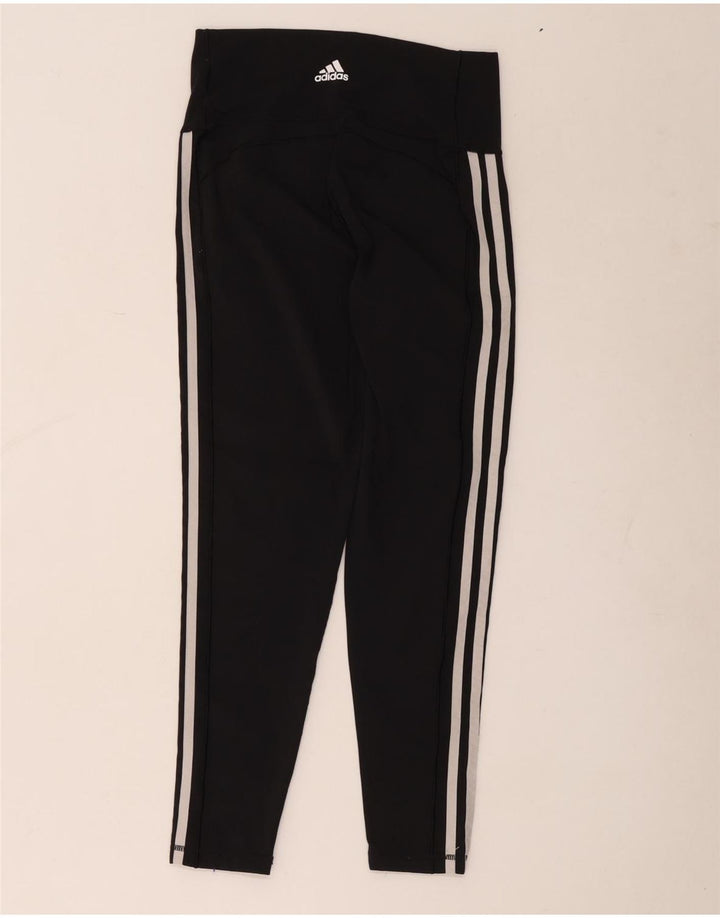 Leggings crop pentru femei Adidas UK 12/14 Medium Black