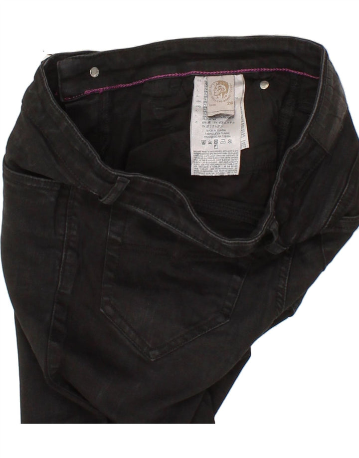 DIESEL Womens Cropped Jeans W28 L25  Black Cotton Vintage Diesel and Second-Hand Diesel from Messina Hembry 