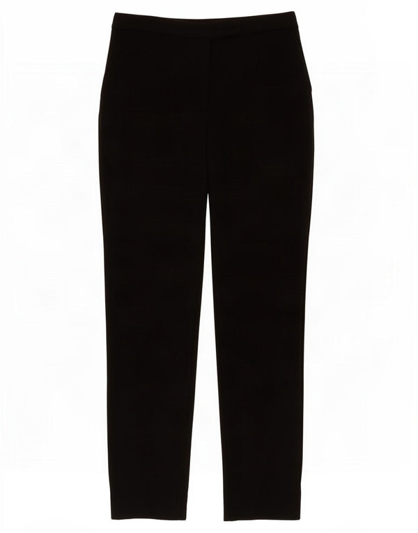 Marks & Spencer Pantaloni casual pentru femei cu talie înaltă UK 10 Small W24 L30 Negru