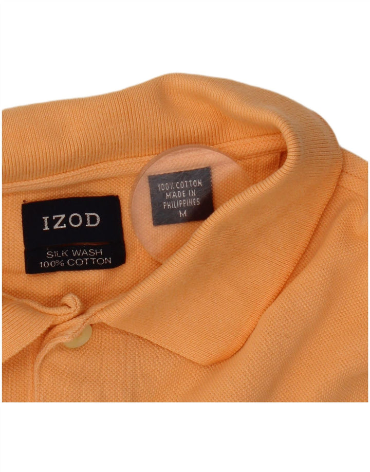 Tricou polo IZOD pentru bărbați, bumbac portocaliu mediu