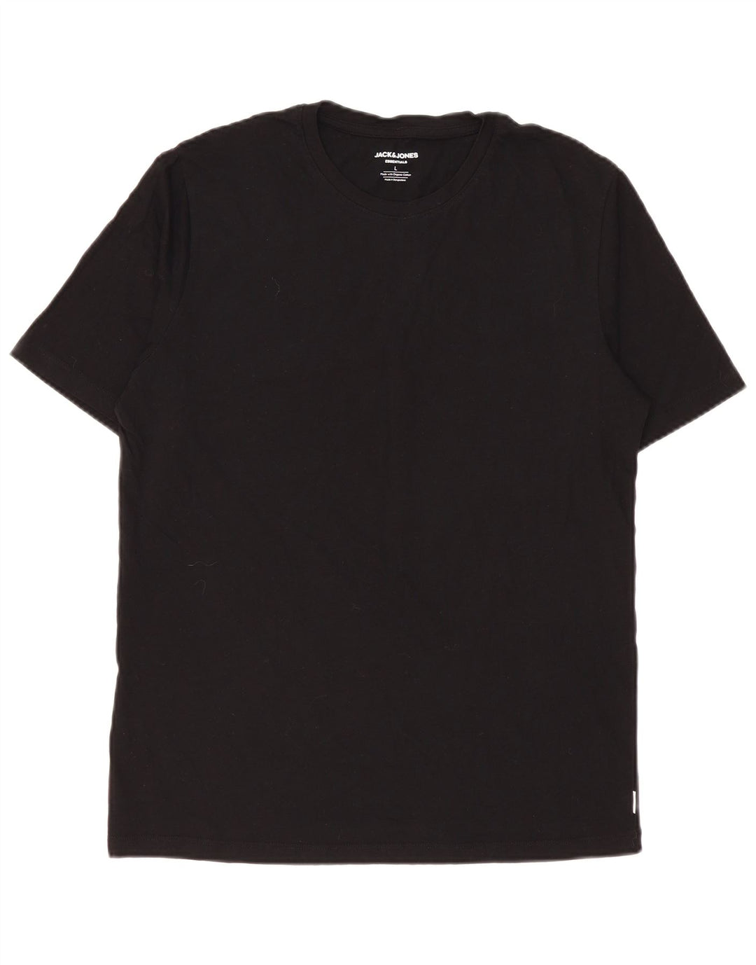 Tricou Jack & Jones pentru bărbați Top mare din bumbac negru