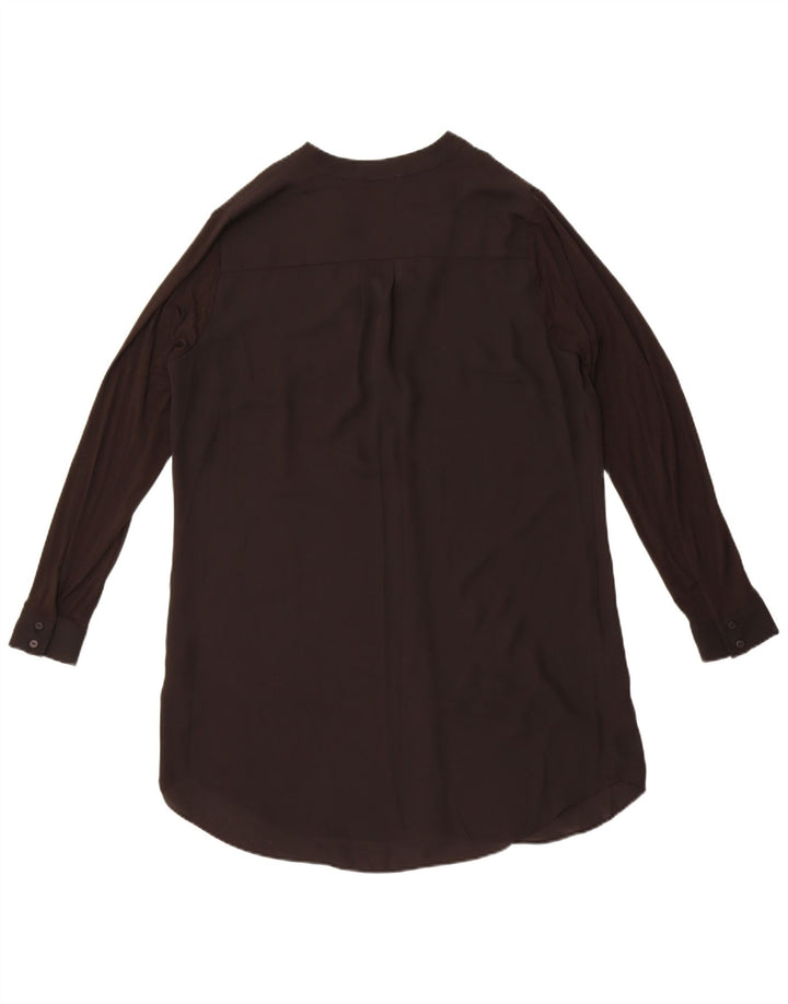 MINT VELVET Rochie tunică cu mânecă lungă pentru femei UK 14 Poliester negru mare