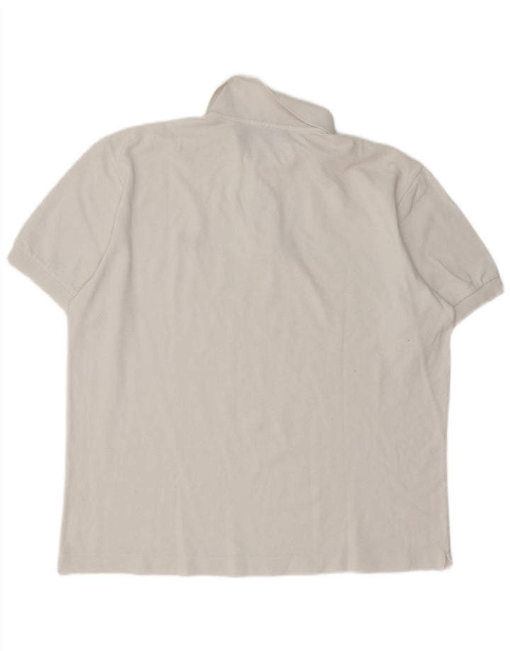 Tricou polo Henry Cottons pentru bărbați, bumbac alb mare