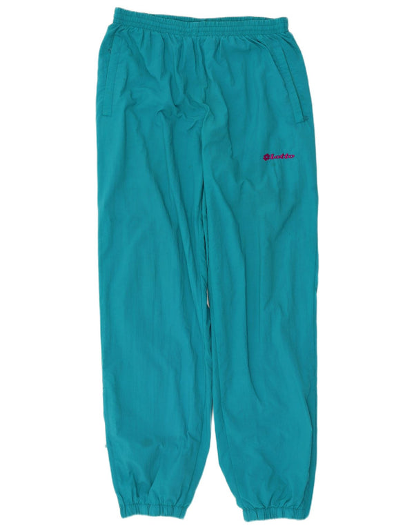 Pantaloni de trening grafic pentru bărbați Lotto Pantaloni de jogging XL Albastru Poliamidă