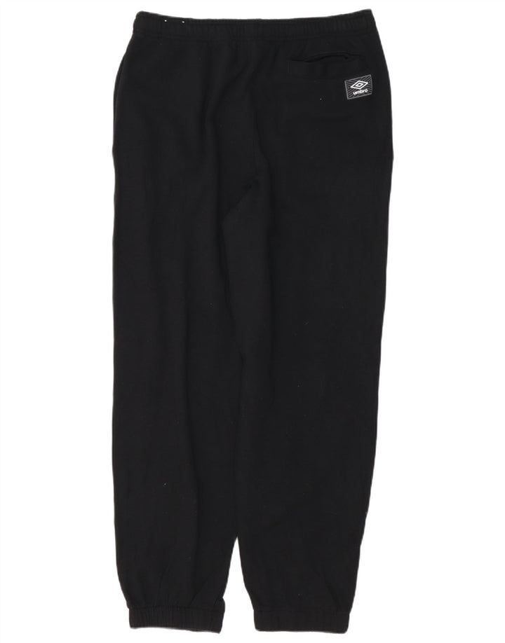 Pantaloni de trening Umbro pentru bărbați Joggeri, bumbac mediu negru