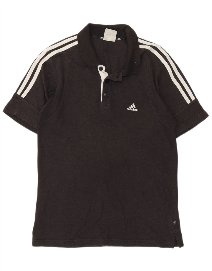 Tricou polo pentru bărbați Adidas, mare, gri, bumbac
