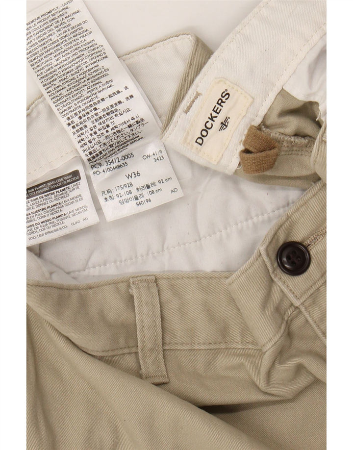 Pantaloni scurți chino pentru bărbați DOCKERS W36, bumbac, bej, mari