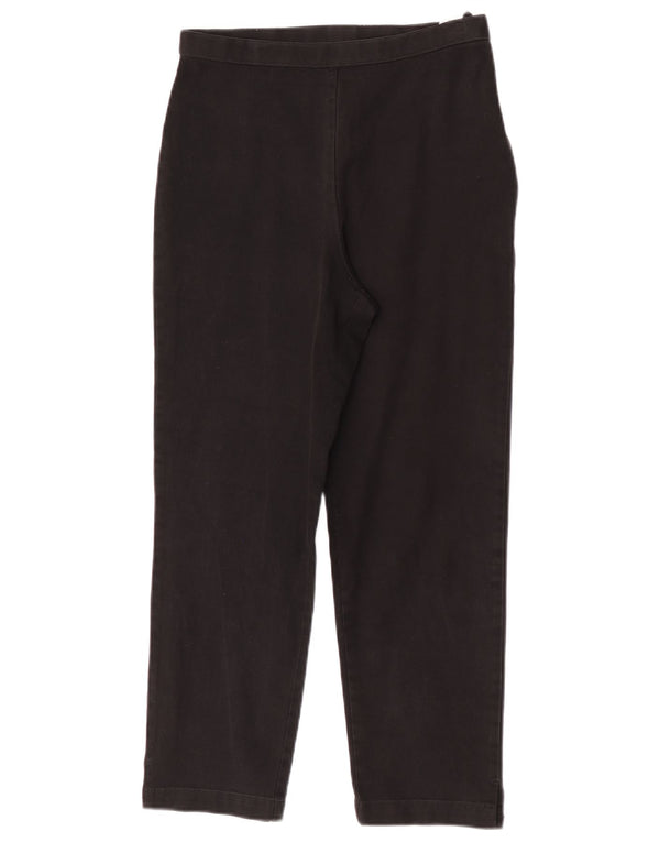 Pantaloni tăiați pentru femei Marks & Spencer UK 10 Small W27 L24 Black