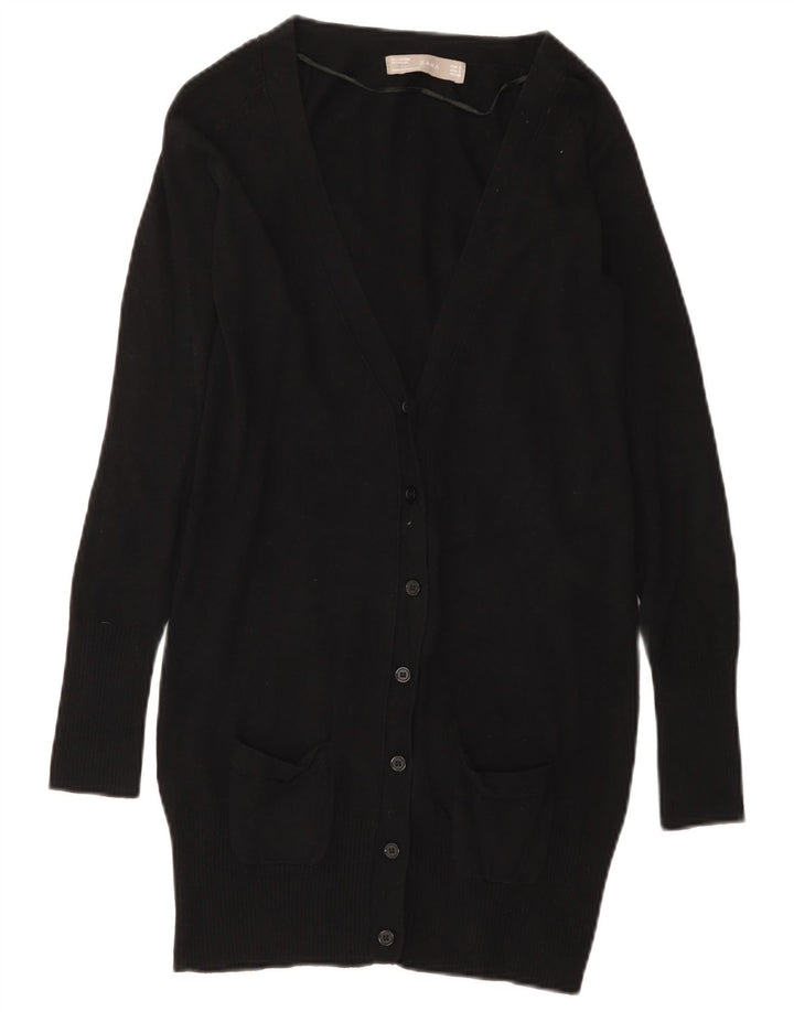 Pulover cardigan pentru femei Zara UK 8 Small Negru