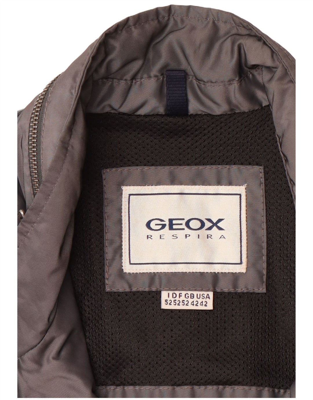 GEOX Mens Utility Jacket UK 42 XL Grey Polyamide