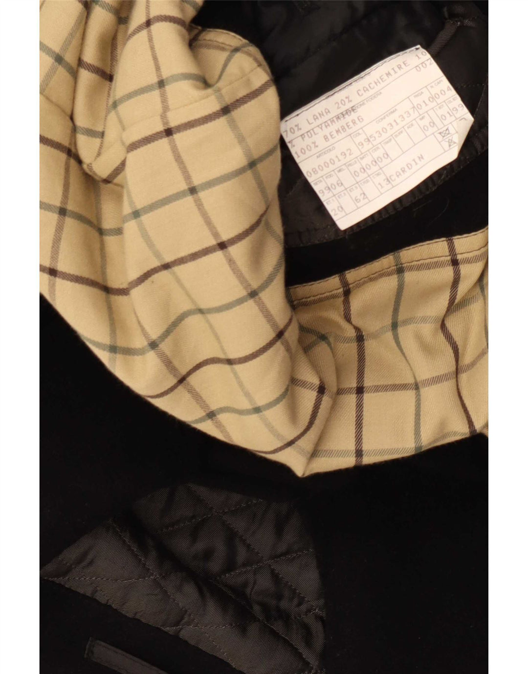 Pardesiu pentru bărbați Pierre Cardin IT 50 mare lână neagră