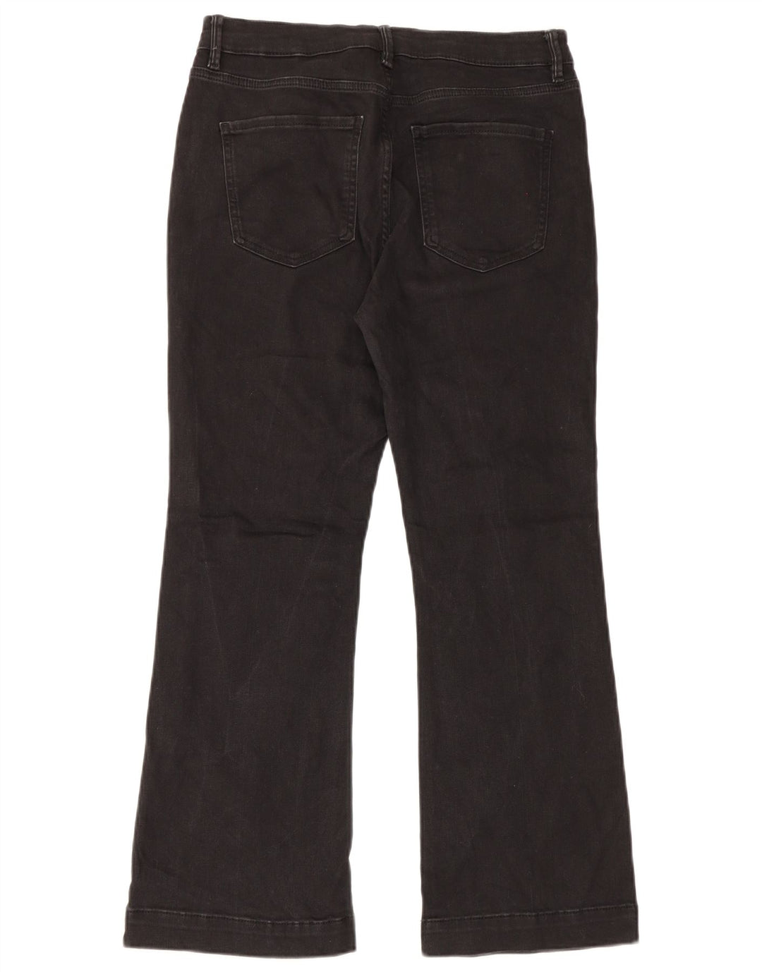 Blugi evazați pentru femei Marks & Spencer UK 14 Large W32 L27 Bumbac negru