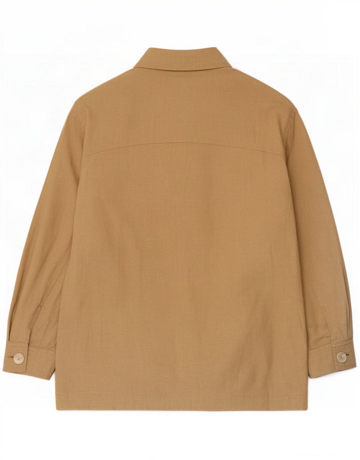 Bomber supradimensionat pentru femei Zara UK 6 XS Bej, viscoză
