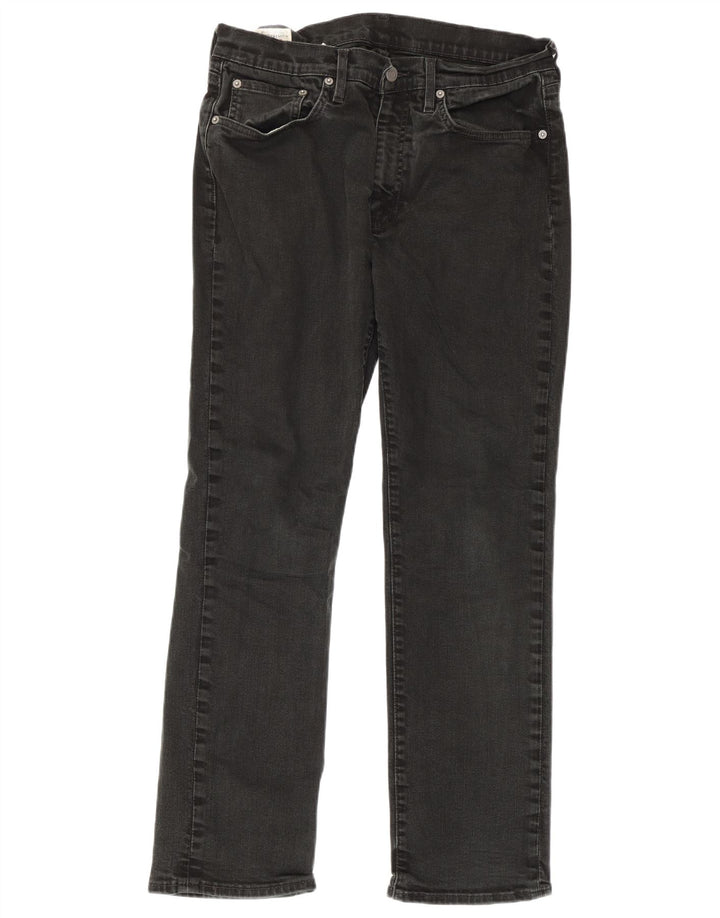 Blugi drepti pentru bărbați Levi's W33 L30 bumbac negru