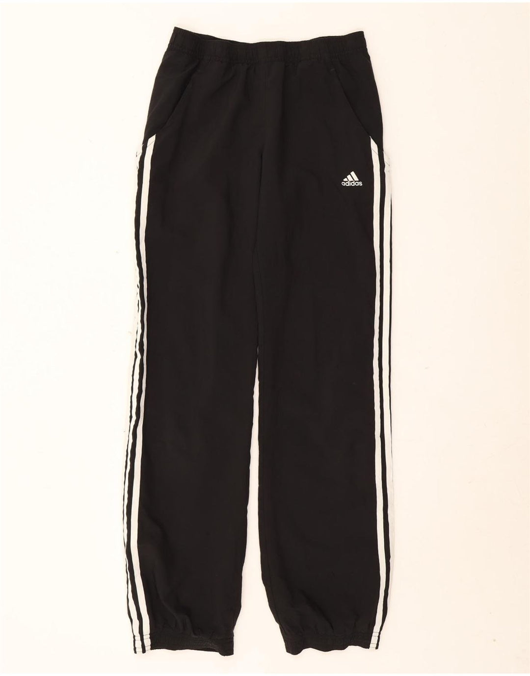 Pantaloni de trening pentru femei ADIDAS Joggeri UK 8 Poliester negru mic