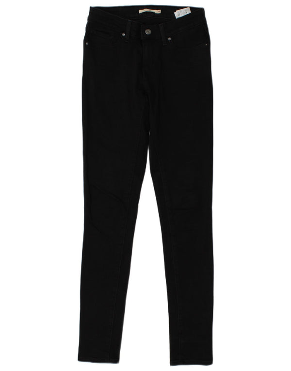 Blugi skinny 711 pentru femei LEVI'S W26 L31 bumbac negru