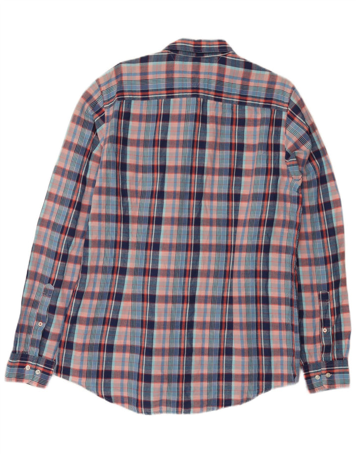 Cămașă pentru bărbați Tommy Hilfiger, XL, albastru, in carouri