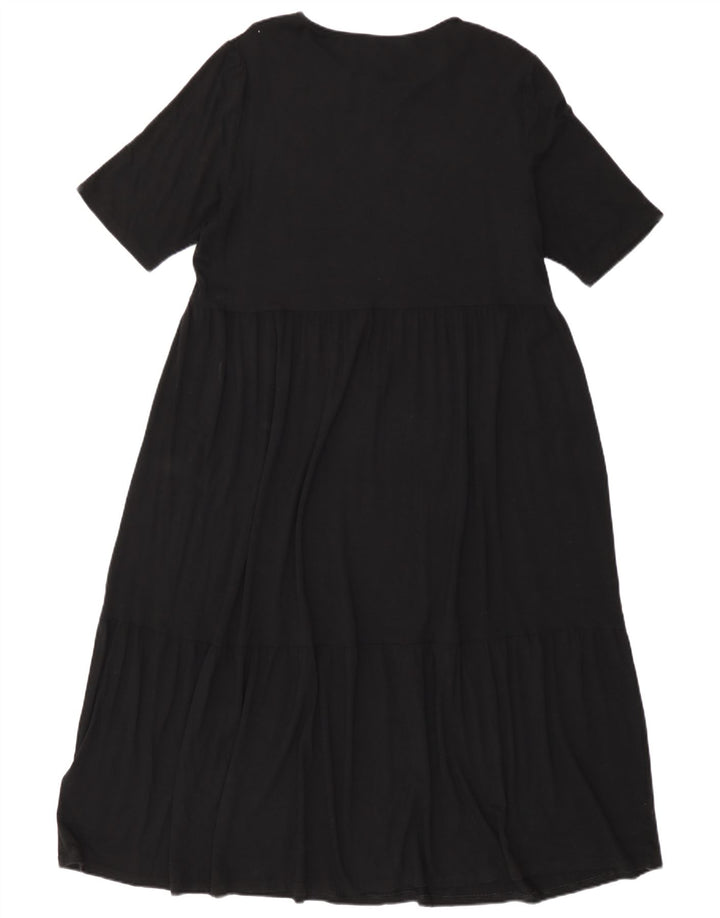 Rochie Maxi pentru femei Marks & Spencer UK 16 mare, neagră, viscoză