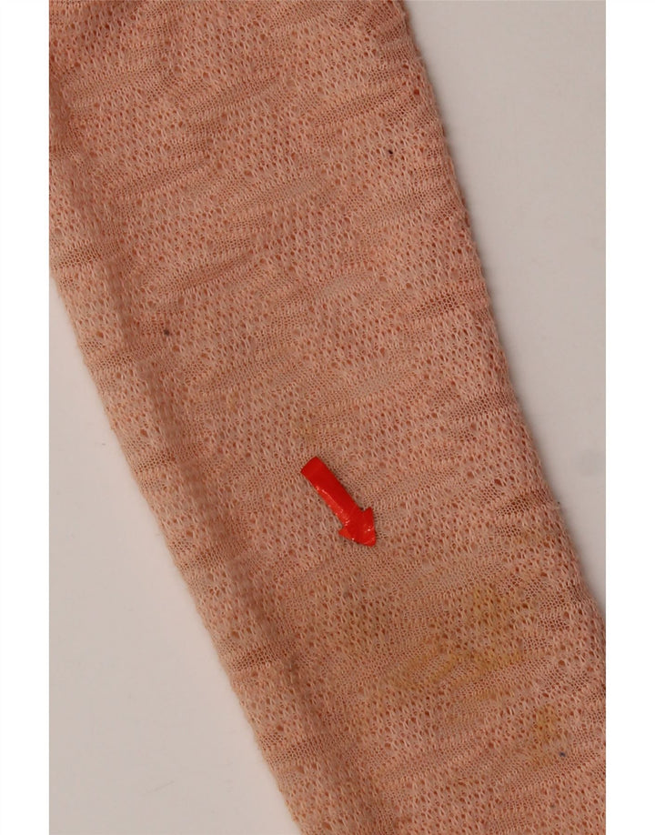 Pulover cardigan deschis supradimensionat pentru femei Oasis UK 6 XS poliester roz