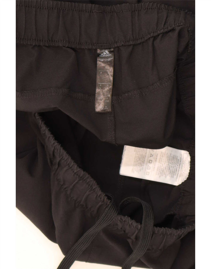 Pantaloni de trening Adidas Climalite pentru bărbați Pantaloni de jogging, mari, negru, poliester