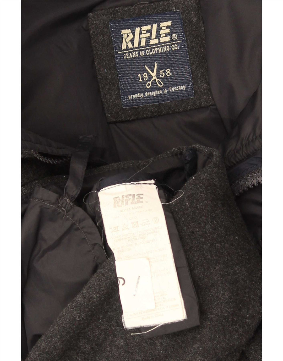 Jachetă căptușită pentru bărbați Rifle UK 46 3XL Gri