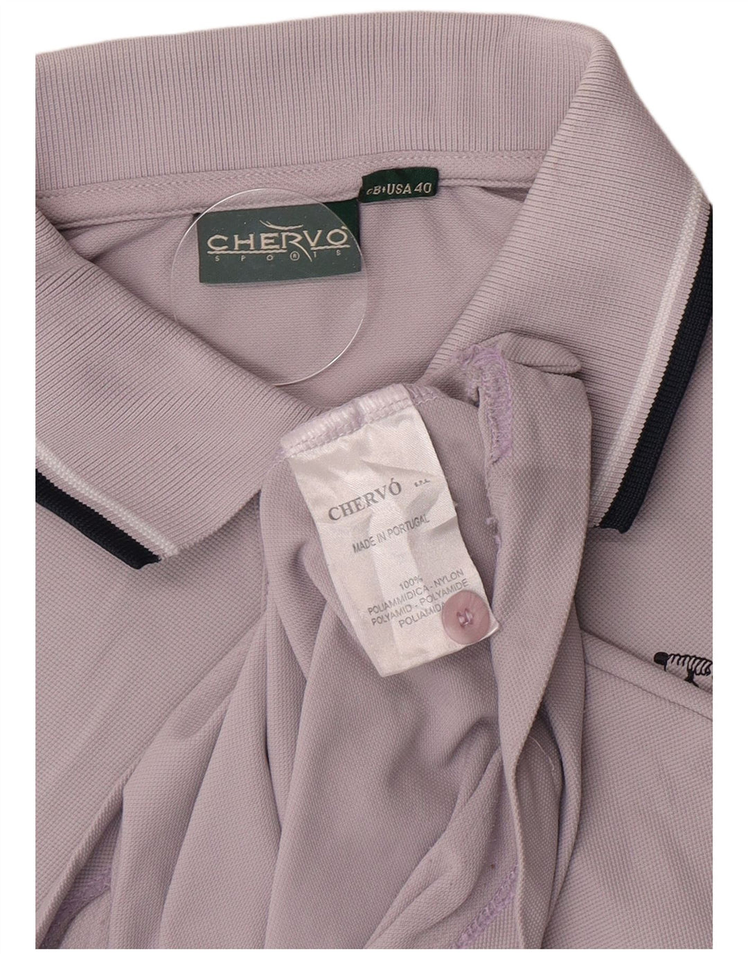 Tricou polo pentru bărbați Chervo UK 40 Poliamidă violet mediu