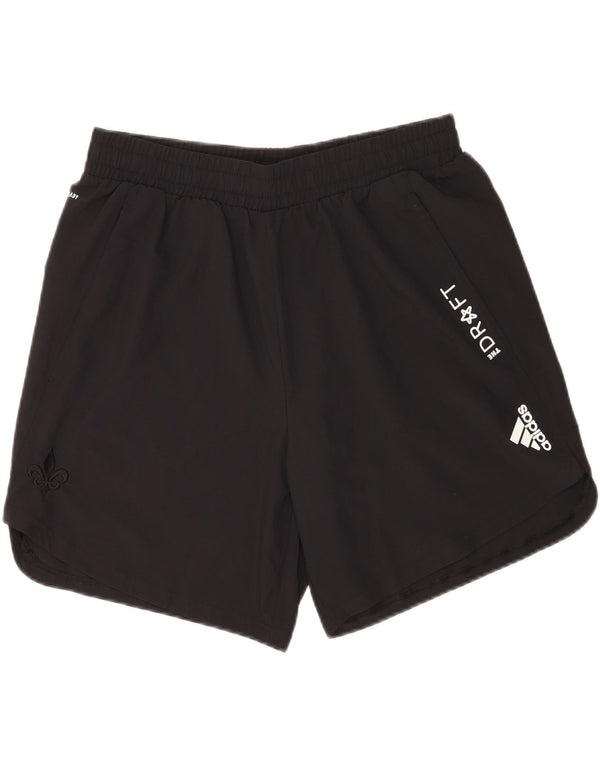 Pantaloni scurți sport pentru bărbați Adidas, mari, negru, poliester