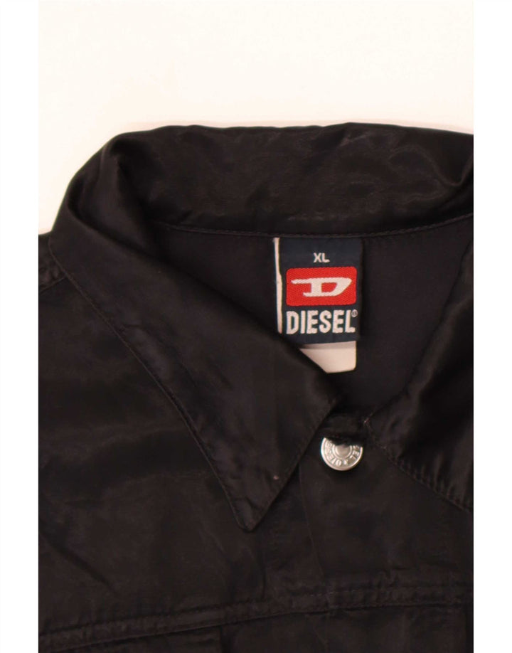 Jachetă utilitare pentru femei Diesel UK 18 XL, bumbac negru