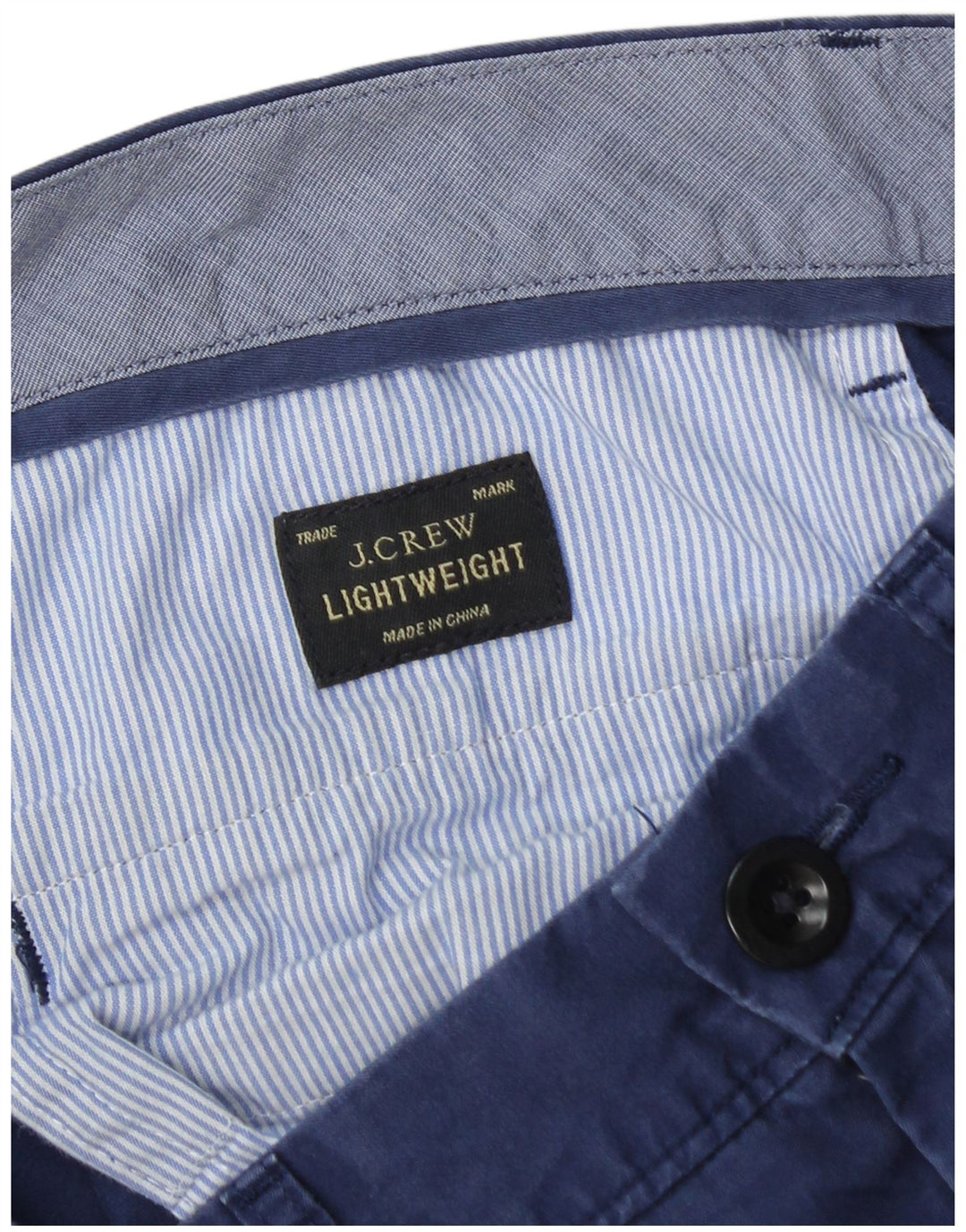 Pantaloni chino drept bărbați J. Crew L31 L32 Bumbac bleumarin