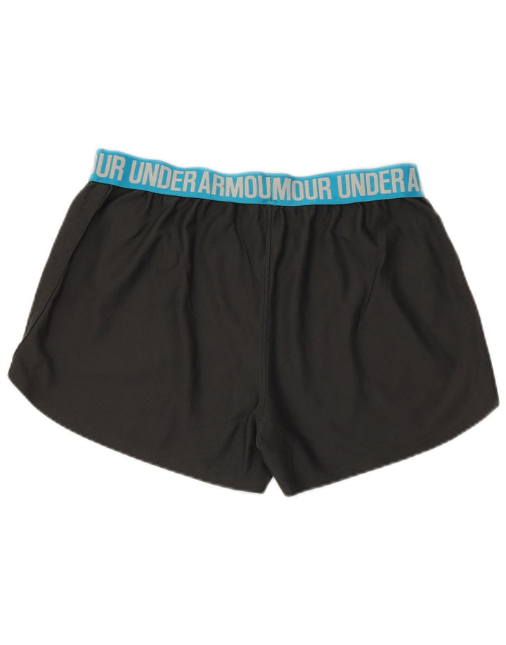 Pantaloni scurți sport grafic pentru femei UNDER ARMOUR UK 14 Medium Black Colorblock