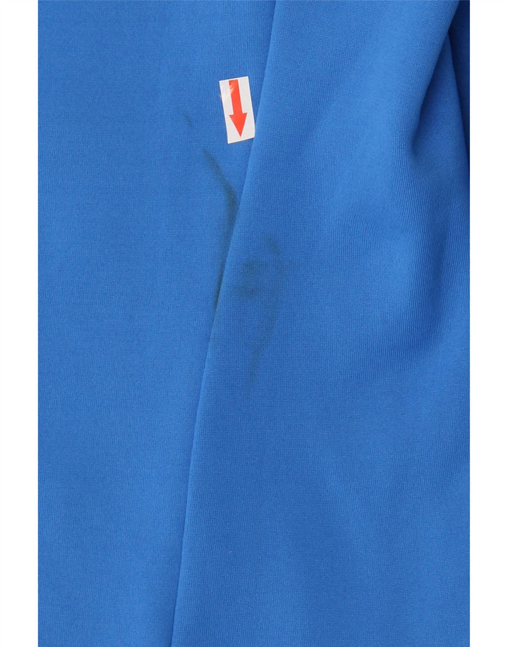 Pulover pentru femei Odlo, cu fermoar, cu gât, UK 18 XL, poliester albastru