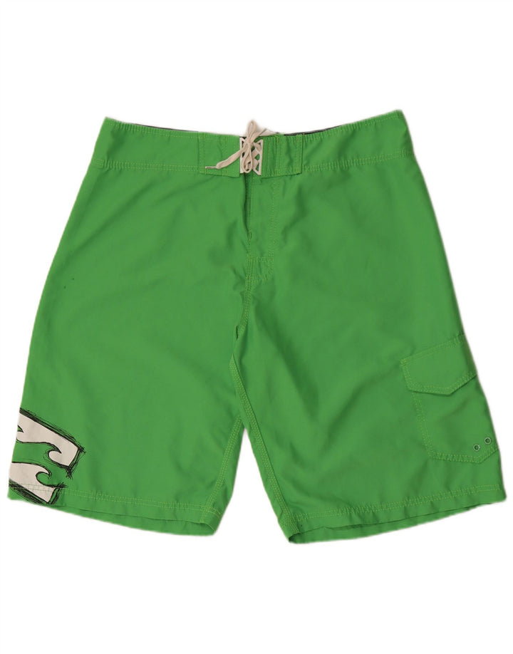 Pantaloni scurți de înot grafic pentru bărbați Billabong, verzi mari