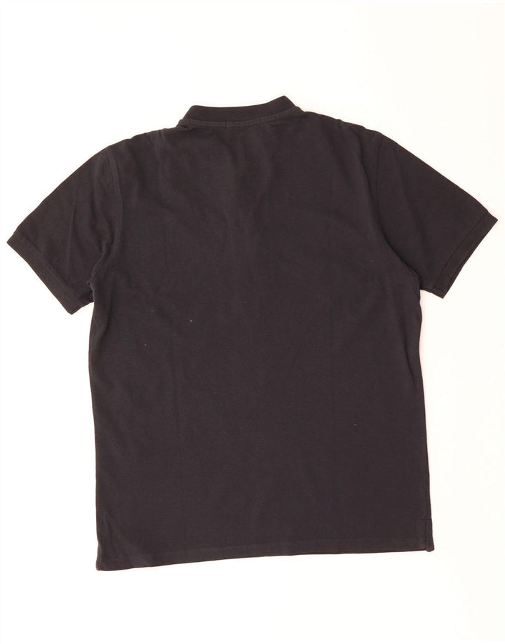 Tricou polo pentru bărbați LIU JO bumbac negru mediu