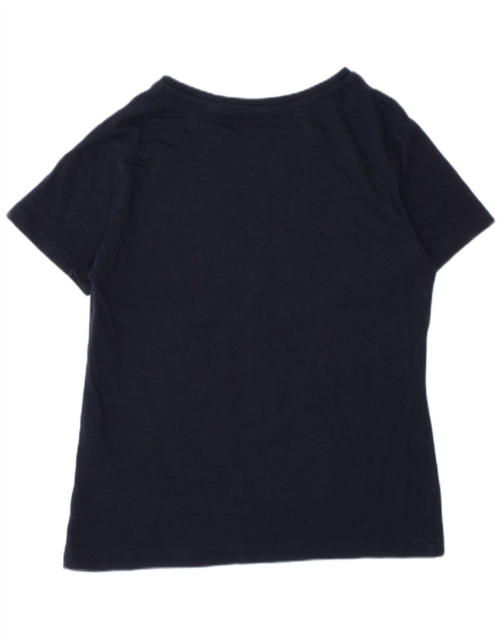 Tricou grafic pentru fete JACK WILLS Top 8-9 ani Bumbac bleumarin