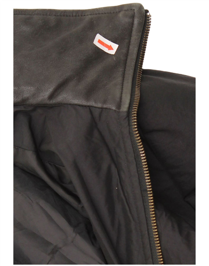 Jachetă vintage pentru femei IT 48 XL poliester negru