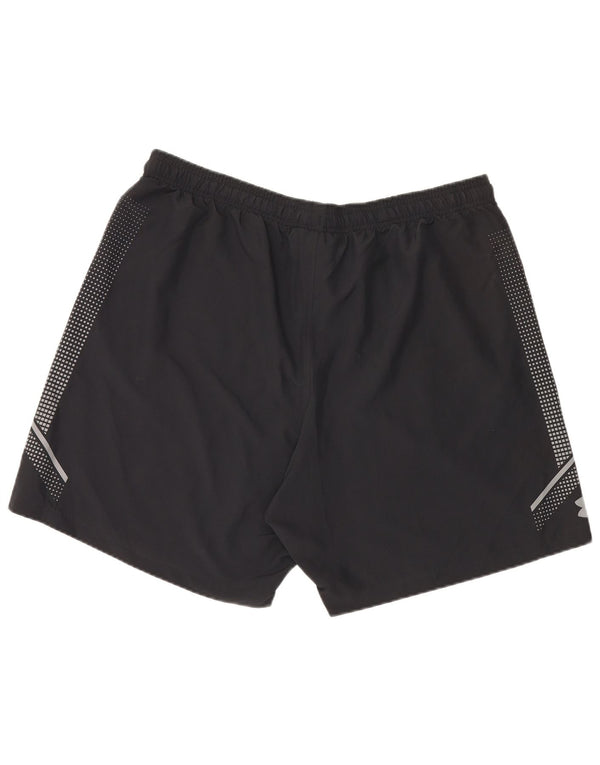 Pantaloni scurți sport Under Armour pentru bărbați Heat Gear 2XL, poliester negru