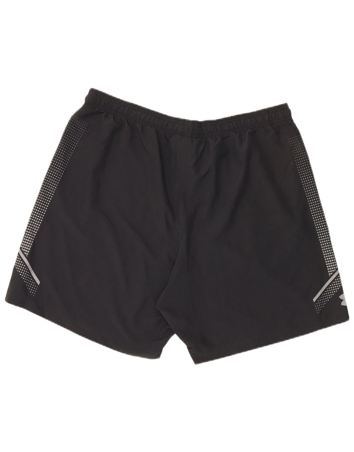 Pantaloni scurți sport Under Armour pentru bărbați Heat Gear 2XL, poliester negru